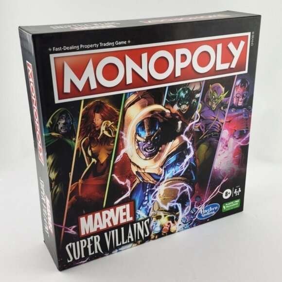Hasbro Monopoly Marvel Super Villains  Board Strategy Game 8+ Yrs - Picture 5 of 15